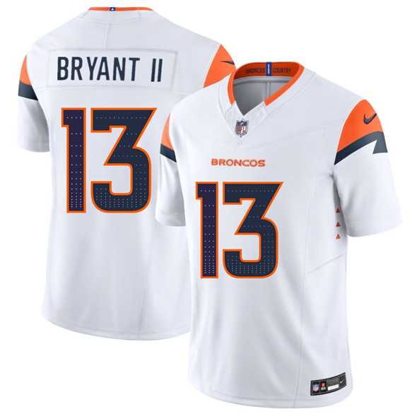 Men & Women & Youth Denver Broncos #13 Pat Bryant II White 2025 Draft F.U.S.E. Vapor Limited Stitched Jersey,We sell and wholesale Men & Women & Youth Denver Broncos #13 Pat Bryant II White 2025 Draft F.U.S.E. Vapor Limited Stitched Jersey on line form chian!